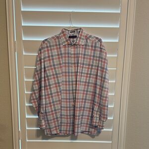 Tommy Hilfiger Red and Blue Plaid Shirt